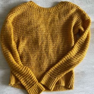 Abercrombie knit sweater (reversible - cross back or front)